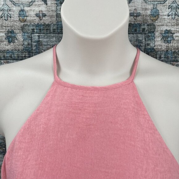 Show Me Your Mumu Gomez Mini Dress Satin Pink Size M - Picture 2 of 13